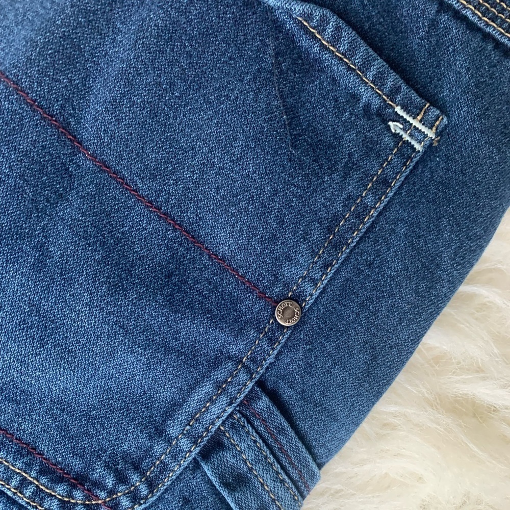 Y2K Schott Bros NYC Men's Denim Jeans Stiched Logo Streetwear Baggy Size: 34 - Picture 10 of 11